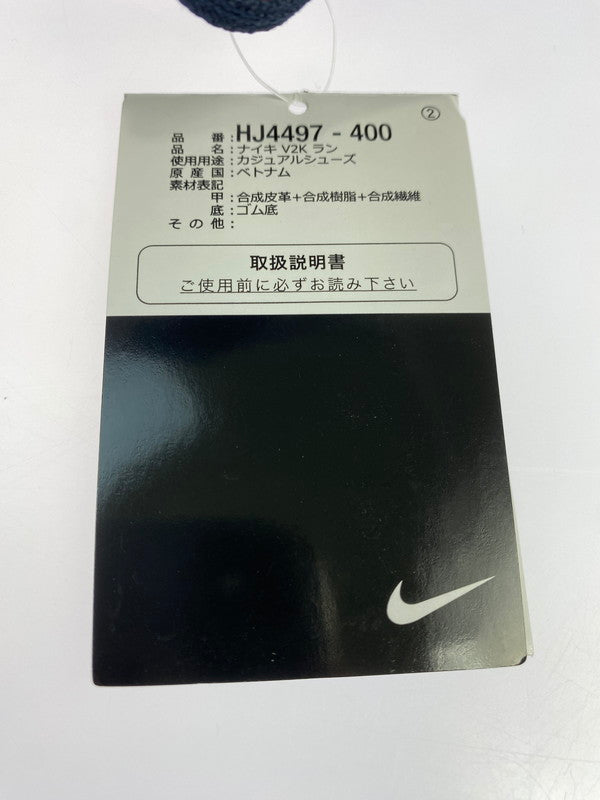 【中古美品】【メンズ】 NIKE ナイキ HJ4497-400 V2K RUN SNEAKER 靴 シューズ スニーカー SNEAKERS 160-250820-ks-23-min サイズ:28.5cm カラー:ネイビー 万代Net店