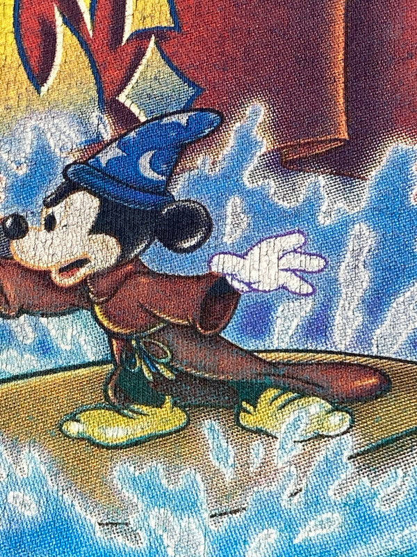 【中古品】【メンズ】 DISNEY WORLD ディズニー ワールド FANTASIA VILLAIN ファンタジア ヴィランズ VS MICKEY FANTASMIC! ミッキー ファンタズミック! T‐SHIRT トップス 146-250823-cn-1-min サイズ:表記サイズなし カラー:ネイビー~ライトブルー 万代Net店