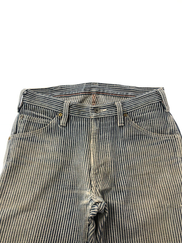 【中古品】【メンズ】 IRON HEART アイアン ハート HICKORY PAINTER PANTS ヒッコリー ペインター パンツ ボトムス 156-260426-rt-14-tagh サイズ:W31 カラー:ブルー 万代Net店