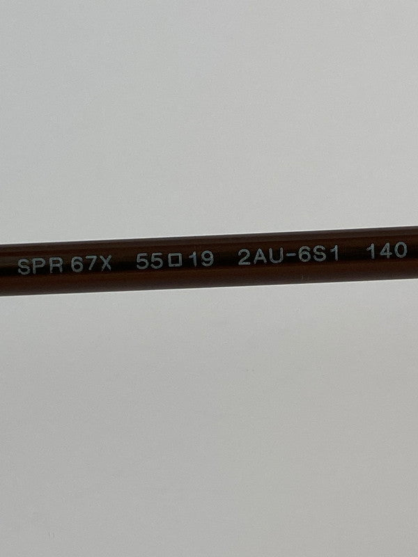 【中古品】【メンズ】 PRADA プラダ SPR67X サングラス アイウェア 183-250830-AS-4-min サイズ:55□19-140 カラー:ブラウン 万代Net店