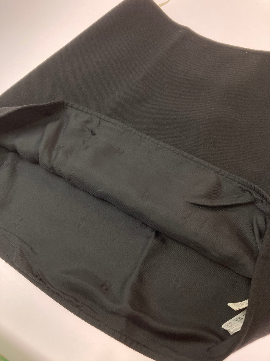 【中古品】【レディース】 エルメス SIDE ZIP UP SKIRT サイド ジップ アップ スカート レディース ボトムス 168-250901-em-01-min サイズ:36 カラー:ブラック 万代Net店