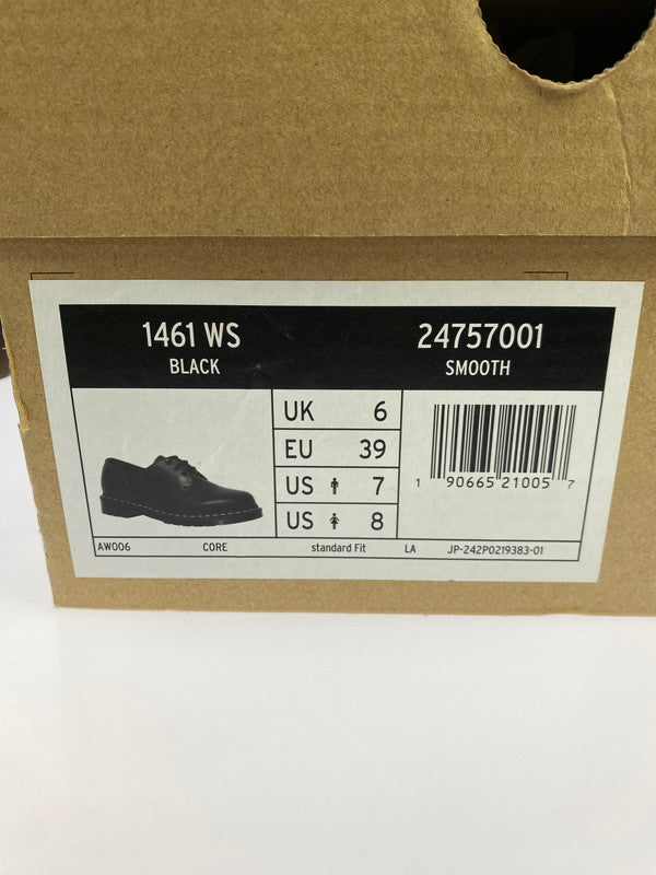 【中古美品】【レディース】 Dr.Martens ドクターマーチン 24757001 1461 WS 3ホール レザーシューズ ホワイトステッチ 167-250906-AS-2-min サイズ:US7 カラー:ブラック 万代Net店