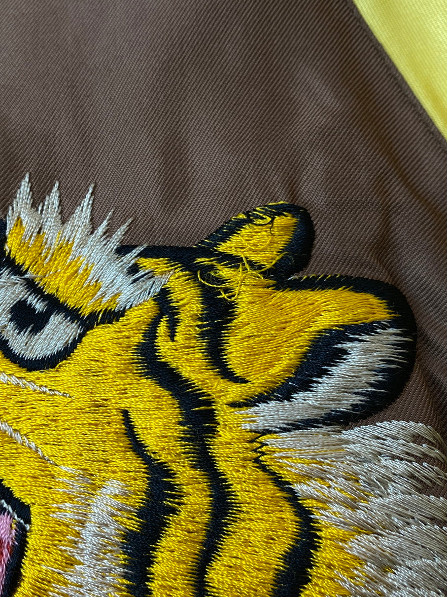 【現状渡し品】【メンズ】 TAILOR東洋 TT12210 JAPAN MAP×TIGER REVERSIBLE SOUVENIR JACKET スカジャン アウター 145-250911-AS-4-min サイズ:S カラー:ブラウン/ネイビー 万代Net店