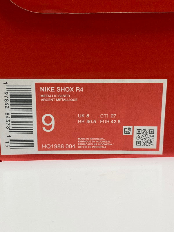 【中古美品】【メンズ】 NIKE ナイキ HQ1988-004 SHOX R4 靴 シューズ スニーカー SNEAKERS 160-250913-ks-04-min サイズ:27cm カラー:METALLIC SILVER 万代Net店