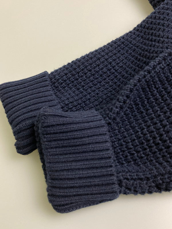 【中古品】【メンズ】 エルエルビーン ワッフルセーター トップス 146-251018-ks-33-min サイズ:XL カラー:ネイビー 万代Net店