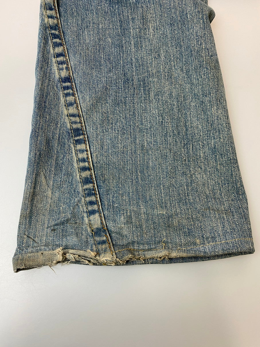 【現状渡し品】【メンズ】 TRUE RELIGION トゥルーレリジョン JOEY 04803 ジョーイ フレアデニムパンツ ボトムス ジーンズ 153-251106-kk-80-min サイズ:32 カラー:ライトインディゴ 万代Net店