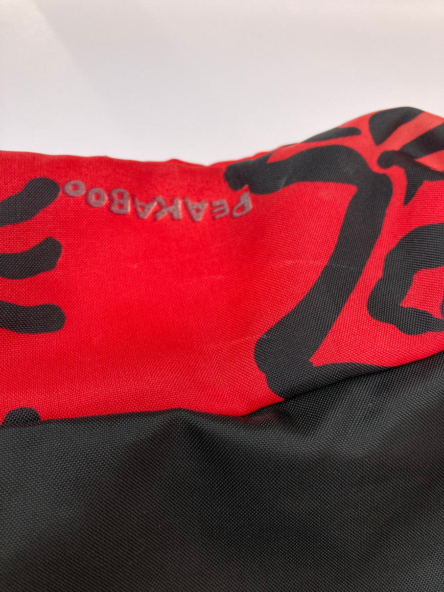 【中古品】【メンズ】 PEAKABOO ピーカーブー NYLON ANORAK JACKET ナイロンアノラックジャケット 146-251012-ks-74-min サイズ:M カラー:レッド/ブラック 万代Net店