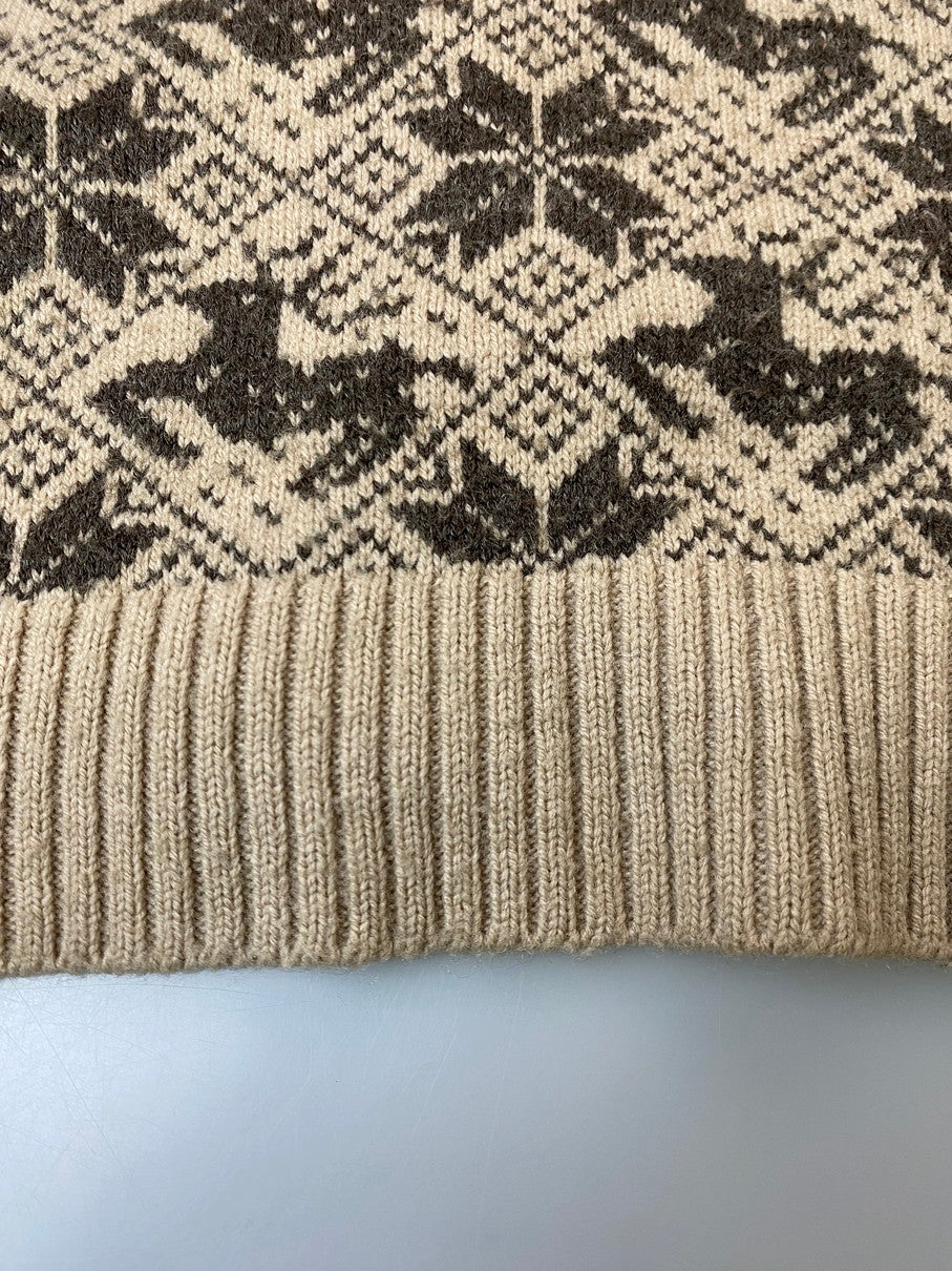 【現状渡し品】【メンズ】 LORD JEFF ロードジェフ 60-70's KNIT CARDIGAN VINTAGE 60-70年代 ニットカーディガン トップス ヴィンテージ 146-250925-kk-16-min サイズ:L カラー:ベージュ 万代Net店