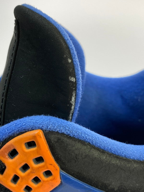【現状渡し品】【メンズ】 ナイキ 308497-027 AIR JORDAN 4 RETRO 靴 シューズ スニーカー SNEAKERS 160-250927-ks-33-min サイズ:29cm カラー:BLACK/SAFETY ORANGE-GAME ROYAL 万代Net店