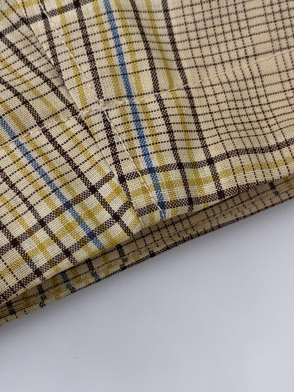 【中古品】【メンズ】 ネーム NMJK-19SS-010 WOOL NYLON PLAID ANORAK ウールナイロンプレイドアノラック 140-250927-ks-55-min サイズ:1 カラー:ベージュ系 万代Net店