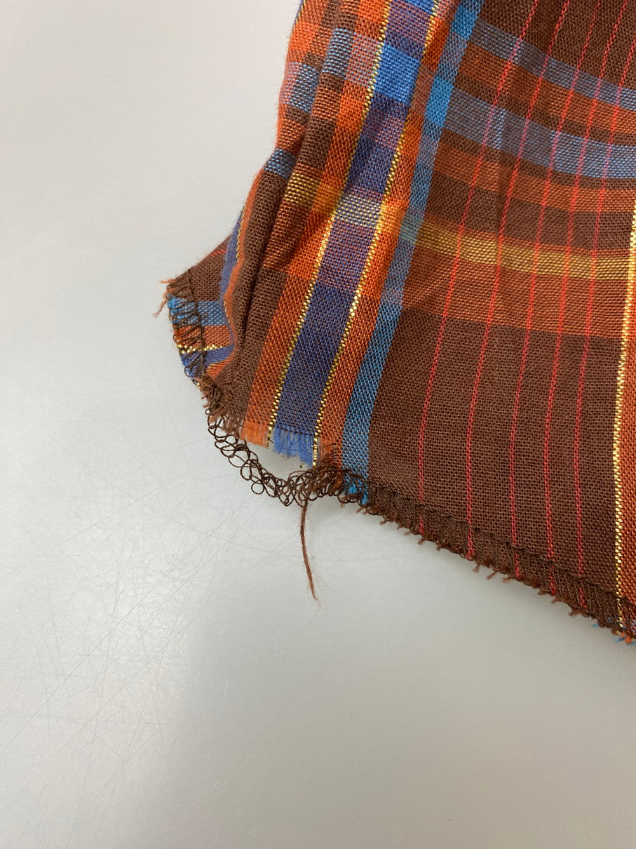【中古品】【メンズ】 PANHANDLE SLIM パンハンドルスリム 70-80's L/S WESTERN CHECK SHIRT VINTAGE 70-80年代 ロングスリーブ ウエスタン チェックシャツ 長袖 トップス 146-251106-kk-25-min サイズ:表記無し 下記参照 カラー:マルチカラー 万代Net店