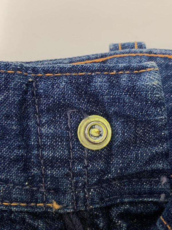 【中古品】【メンズ】 UNKNOWN VINTAGE 40-50’s CONMAR ZIP DENIM BAKER PANTS 縄サークルボタン ヴィンテージ 40-50年代 デニム ベイカーパンツ ボトムス 157-251008-kk-23-min サイズ:表記無し 下記参照 カラー:インディゴ 万代Net店