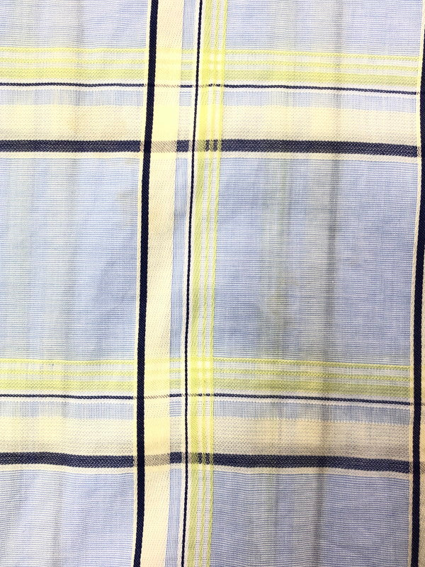 【中古品】【メンズ】 VIVIENNE WESTWOOD MAN ヴィヴィアンウエストウッド マン L/S CHECK SHIRT 6114M ロングスリーブ チェック シャツ トップス 141-260509-rt-09-tag サイズ:3 カラー:ブルー 万代Net店