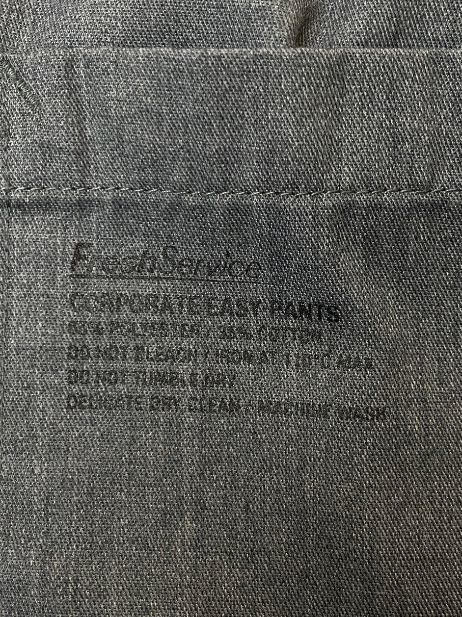 【中古品】【メンズ】 FRESH SERVICE フレッシュサービス 22AW CORPORATE EASY PANTS FSW-22-PT-182 コーポレートイージーパンツ ボトムス 153-251106-kk-89-min サイズ:F カラー:グレー 万代Net店