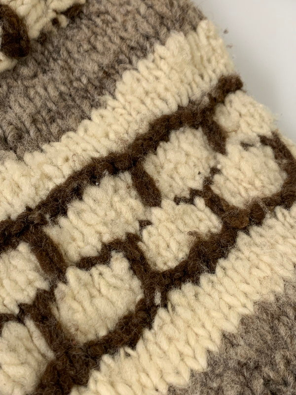 【現状渡し品】【メンズ】 UNKNOWN COWICHAN SWEATER ユーズド カウチンセーター トップス 146-251213-yn-10-min カラー:ブラウン系 万代Net店