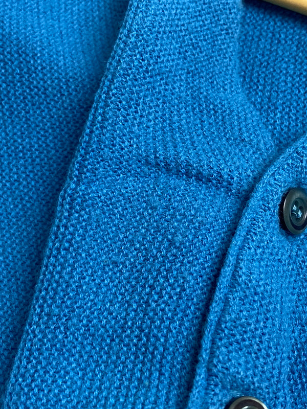 【中古品】【メンズ】 タウンクラフト 60's ACRYLIC CARDIGAN VINTAGE 60年代 アクリルカーディガン トップス ヴィンテージ 146-251110-kk-20-min サイズ:M カラー:ライトブルー 万代Net店