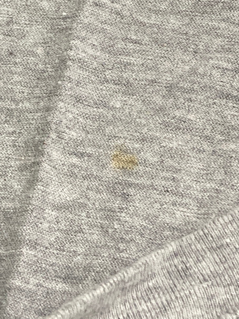 【中古品】【メンズ】 ISSEY MIYAKE イッセイミヤケ I.S. CHISATO TSUMORI RY15058 LOGO PRINT LS TEE Tシャツ トップス 140-251005-ks-04-min サイズ:9 カラー:グレー 万代Net店