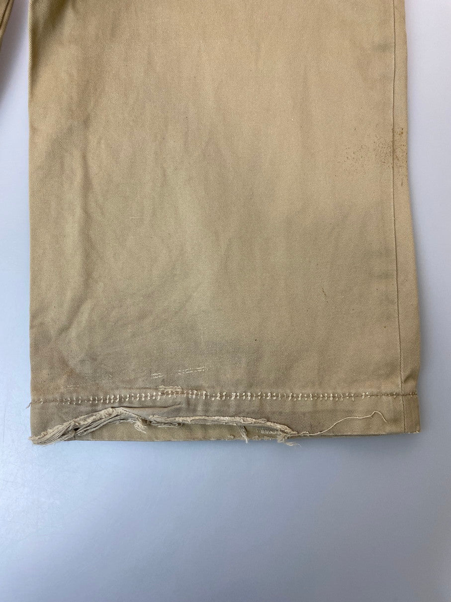 【中古品】【メンズ】 Buzz Rickson's バズリクソンズ M43060P 1947MODEL MILITARY CHINO ミリタリーチノパンツ 156-251012-ks-39-min サイズ:33-35 カラー:ベージュ 万代Net店