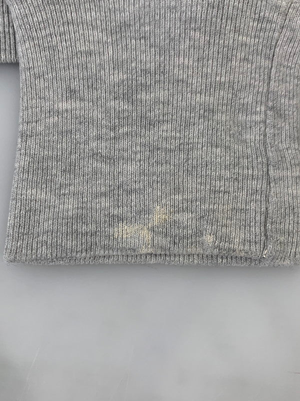 【中古品】【メンズ】 チャンピオン 80's NAVY PRINT REVERSE WEAVE CREWNECK SWEATSHIRT VINTAGE 80年代 ネイビー プリント リバースウィーブ クルーネックスウェットシャツ トップス トレーナー ヴィンテージ 146-251008-kk-31-min サイズ:S カラー:グレー 万代Net店