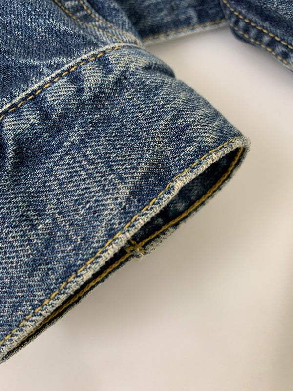 【中古品】【メンズ】 Levi's リーバイス 71557 3RD DENIM JACKET デニムジャケット アウター 146-251122-AS-12-min サイズ:38 カラー:インディゴ 万代Net店