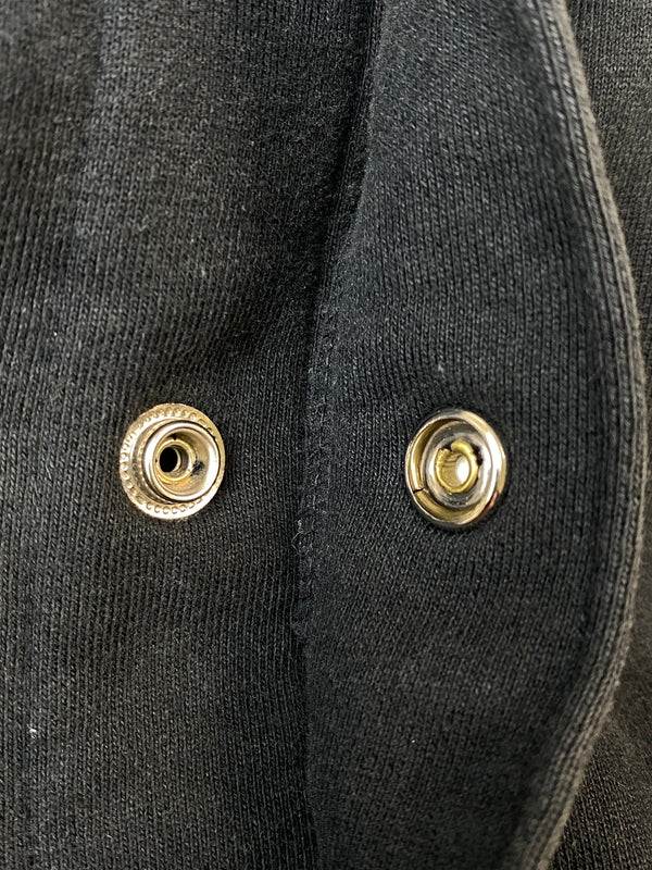 【現状渡し品】【メンズ】 CHAMPION チャンピオン 00S SWEAT STADIUM JACKET スウェットスタジアムジャケット スタジャン アウター 146-260813-ta-06-min サイズ:XL カラー:ブラック/ホワイト 万代Net店