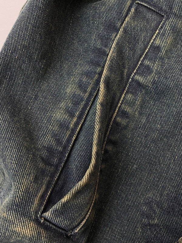 【現状渡し品】【メンズ】 ROCKING LIMIT ロッキン・リミット DENIM JACKET デニムジャケット メンズ アウター Gジャン 146-251121-em-18-min サイズ:3 カラー:インディゴブルー 万代Net店