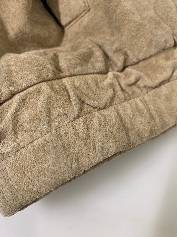 【中古品】【メンズ】 SAVIE ROW サヴィル・ロウ 90S SUEDE JACKET スウェードジャケット アウター 146-251122-AS-6-min サイズ:L カラー:ベージュ系 万代Net店