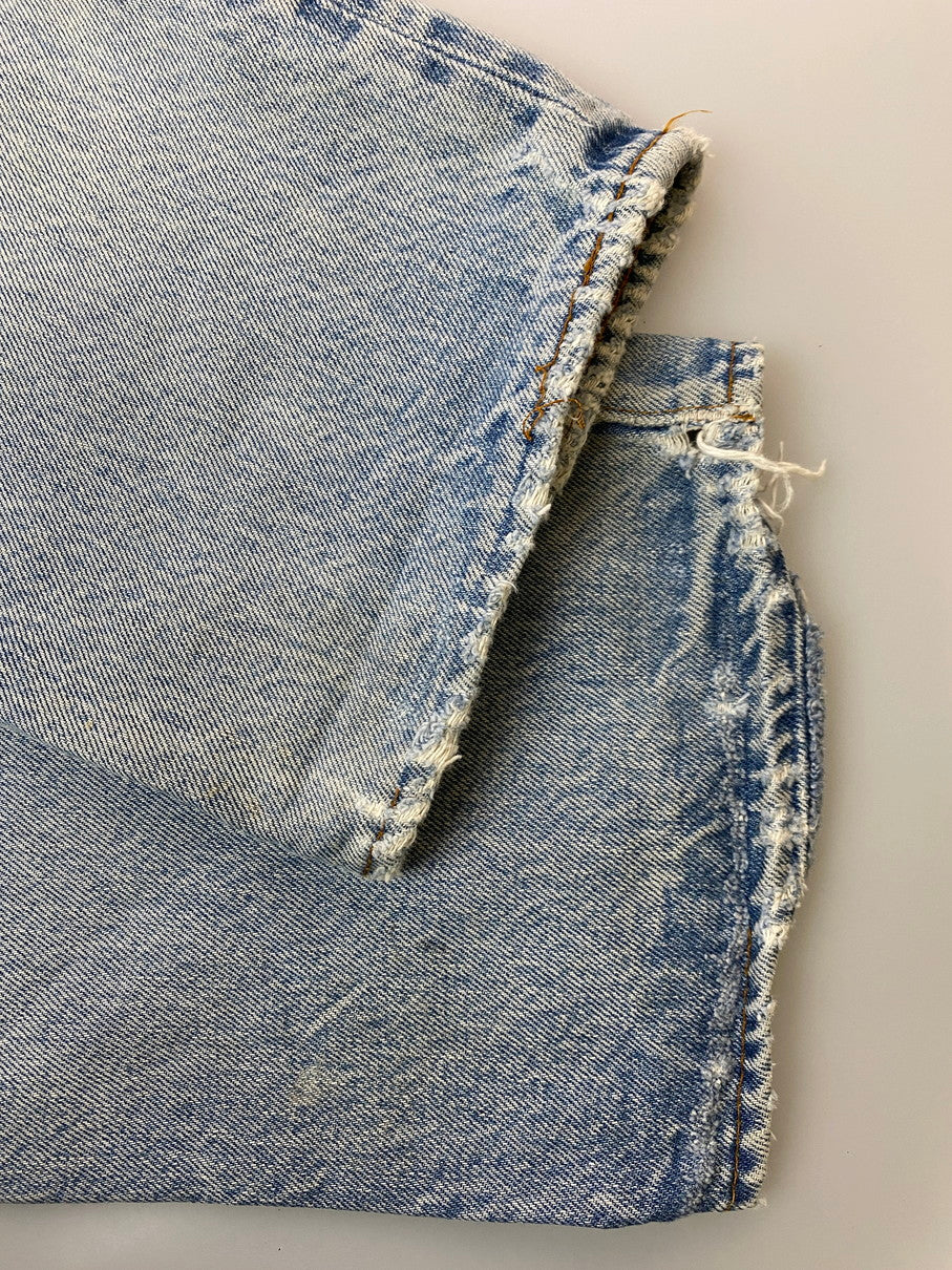【現状渡し品】【メンズ】 Levi's リーバイス 80S 524刻印 501 スモールE デニムパンツ ボトムス 157-251023-jt-22-min サイズ:W34 L32 カラー:ライトインディゴ 万代Net店