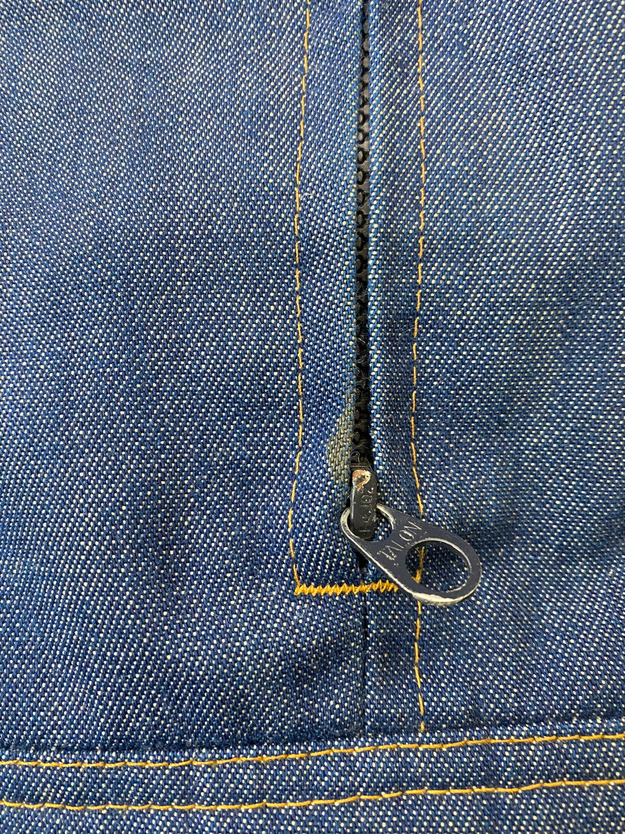 【中古品】【メンズ】 LEVI'S SKI スキーリーバイス 中綿 DENIM JACKET 70'S デニム ジャケット 70年代 ヴィンテージ メンズ アウター 146-251019-em-43-min サイズ:11/12 カラー:インディゴブルー 万代Net店