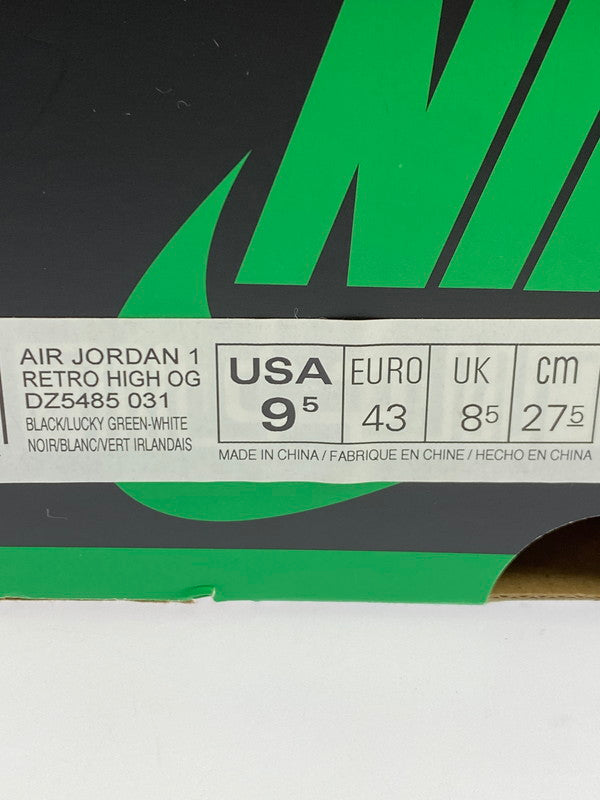 【未使用品】【メンズ】 NIKE ナイキ AIR JORDAN 1 RETRO HIGH OG CELTICS DZ5485-031 エア ジョーダン 1 レトロ ハイ オリジナル セルティックス スニーカー 靴 160-251016-kk-06-min カラー:BLACK/LUCKY GREEN-WHITE 万代Net店