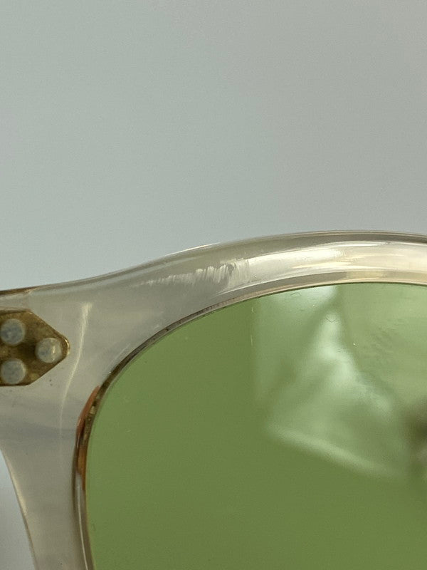 【中古品】【メンズ/レディース】 EYEVAN アイヴァン SADLER-CP DST サングラス アイウェア 203-251019-AS-38-min サイズ:47□23-145 カラー:クリア/グリーン 万代Net店