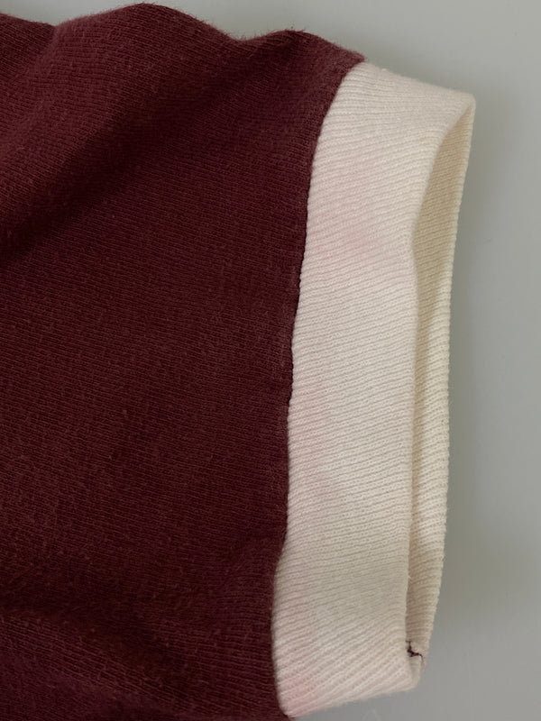 【現状渡し品】【メンズ】 STEDMAN ステッドマン 80S TEXAS AGGIES TEE 80年代 テキサス アギーズ Tシャツ メンズ トップス 半袖 ヴィンテージ 146-260720-em-29-min サイズ:L(42-44) カラー:ワインレッド 万代Net店
