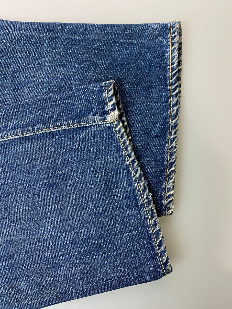 【現状渡し品】【メンズ】 Levi's リーバイス 60's 501 DENIM PANTS 60年代 デニムパンツ A-TYPE BIGE ボトムス 157-251022-yn-18-min サイズ:W33 L31 カラー:インディゴ 万代Net店