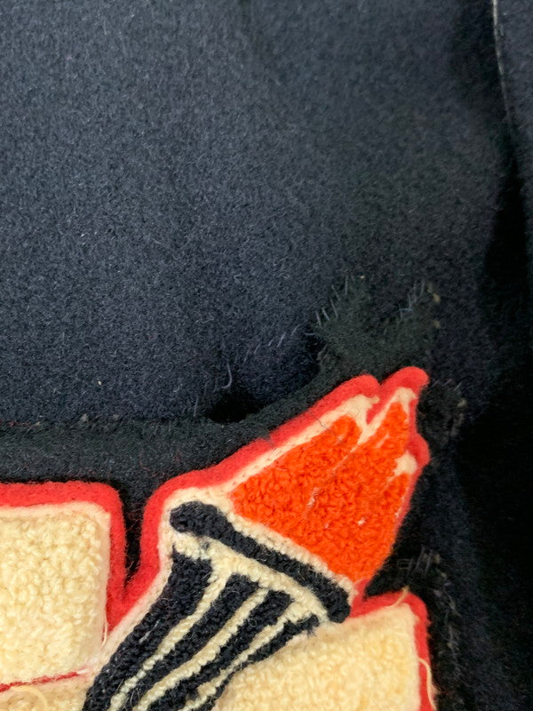 【現状渡し品】【メンズ】 HOWE ATHLETIC APPAREL ハウ アスレチック アパレル 60S AWARD JACKET アワード ジャケット アウター ヴィンテージ メンズ 146-251023-em-20-min サイズ:38 カラー:ブラック 万代Net店