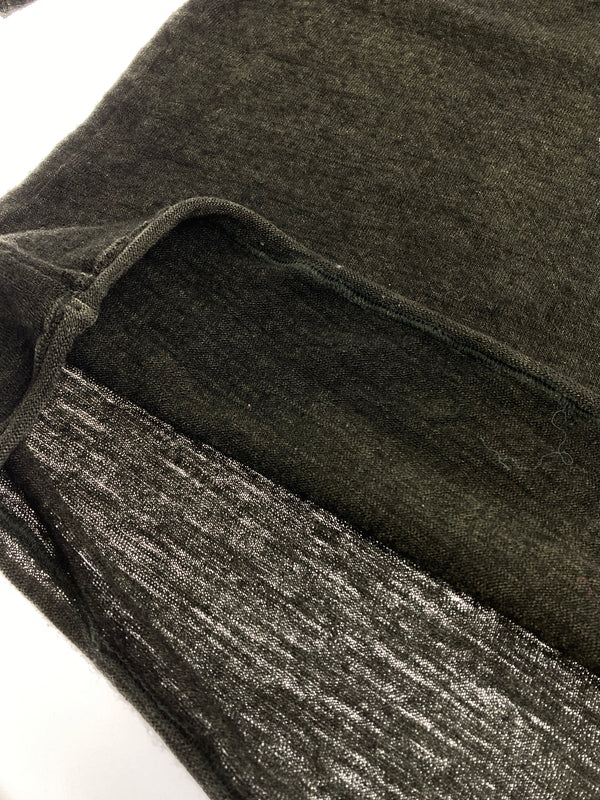 【中古品】【メンズ】 ISSEY MIYAKE イッセイミヤケ ME83JK421 90S 銀タグ WOOL SWEATER BLACK ウールセーター トップス 140-251025-cn-1-min サイズ:L カラー:ブラック 万代Net店