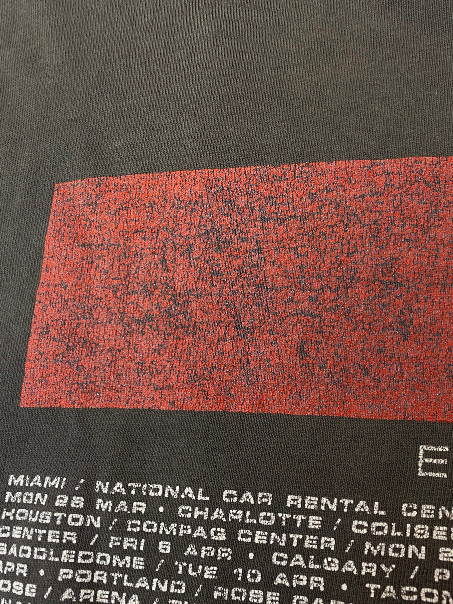 【現状渡し品】【メンズ】 U2 ELEVATION TOUR 2001 PRINT TEE 半袖 Tシャツ ロックバンド プリント ツアーT メンズ トップス 146-251024-em-47-min サイズ:M カラー:グレー 万代Net店