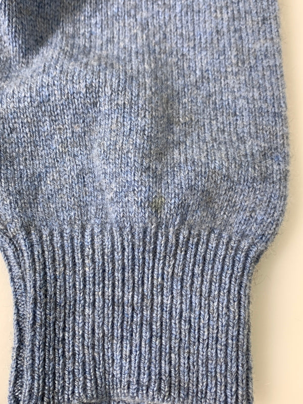 【中古品】【メンズ】 CORSINI コルシーニ 雪柄 カシミア ニット メンズ トップス ハーフジップ セーター 140-260731-em-67-min サイズ:50 カラー:ブルー系 万代Net店