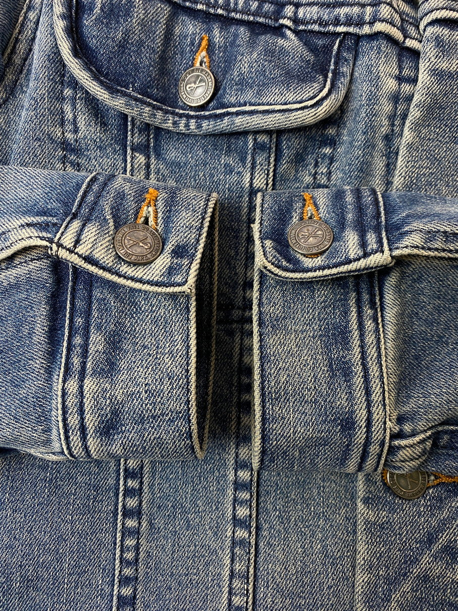 【中古品】【メンズ】 A.P.C. アーペーセー 3rd TYPE DENIM JACKET サードタイプ デニムジャケット ライトアウター Gジャン 141-251106-kk-28-min サイズ:XXS カラー:ライトインディゴ 万代Net店