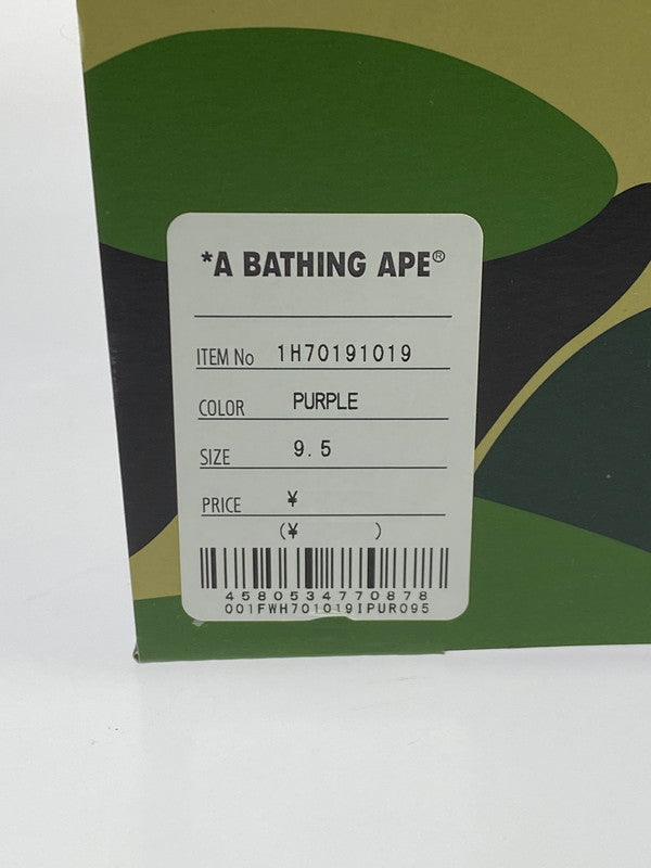 【中古美品】【メンズ】 A BATHING APE アベイシングエイプ 21AW BAPE STA 93 HI HALLOWEEN 0ZXSH291016WH ベイプスタ 93 ハイ ハロウィーン スニーカー 靴 162-251113-kk-18-min カラー:PURPLE 万代Net店