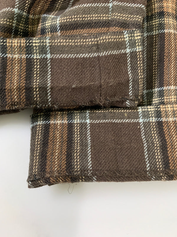 【中古品】【メンズ】 PROPS STORE プロップスストア WOOL CHECK PANT ウール チェック パンツ メンズ ボトムス 151-260710-em-11-min サイズ:44 カラー:ブラウン系 万代Net店