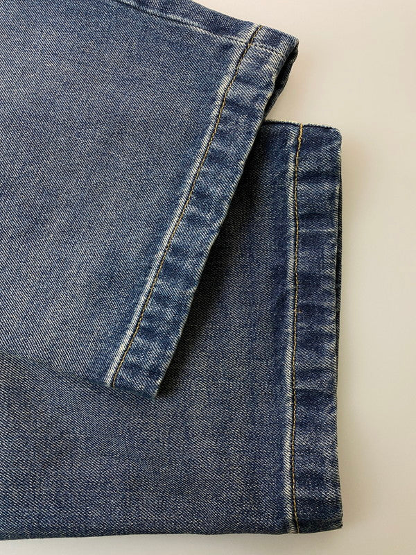 【中古品】【メンズ】 Carhartt カーハート WIP ダブリューアイピー BRANDON PANT I035893.01.4Q.03 ブランドン パンツ メンズ ボトムス ワイドデニムパンツ メンズ ボトムス ジーンズ 153-251124-em-31-min サイズ:s カラー:インディゴブルー 万代Net店