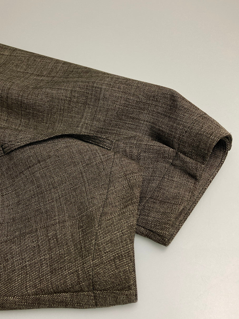 【中古品】【メンズ】 MINUS マイナス SMOKING JACKET スモーキング ジャケット アウター 140-251125-jt-12-min サイズ:OS カラー:ブラウン系 万代Net店