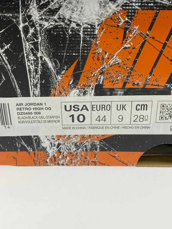 【中古美品】【メンズ】 NIKE ナイキ AIR JORDAN 1 RETRO HIGH OG (2025) DZ5485-008 エアジョーダン1 レトロ ハイ OG シャッタードバックボード 160-251124-em-13-min サイズ:28.0cm カラー:SHATTERED BACKBOARD 2025"BLACK/BLACK-SAIL STARFISH 万代Net店
