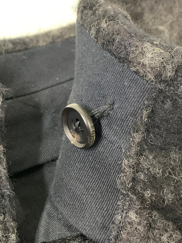 【中古品】【メンズ】 STEIN IN TUCK BLANKET TROUSERS SHADOW CHECK ST.293-2 シュタイン イン タック ブランケット トラウザーズ パンツ シャドウ チェック ボトムス 151-251125-yn-32-min サイズ:M カラー:ネイビー/グレー 万代Net店