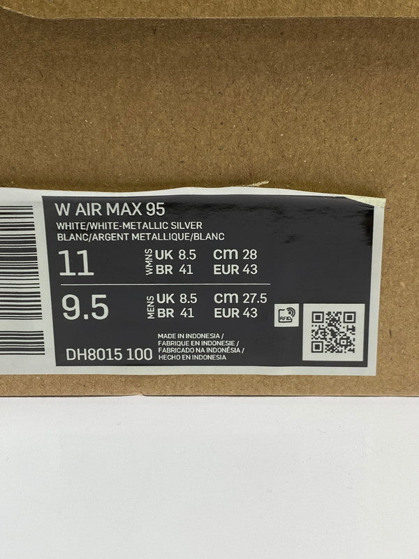 【中古美品】【メンズ】 NIKE ナイキ AIR MAX 95 NEXT NATURE TRIPLE WHITE DH8015-100 ウィメンズ エアマックス 95 ネクストネイチャー 160-251124-em-15-min サイズ:28.0cm カラー:ホワイト 万代Net店