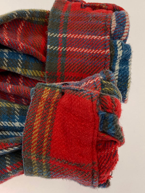 【中古品】【メンズ】 FIVE BROTHER ファイブブラザー 60-70'S 森タグ FLANNEL SHIRT 60-70年代 フランネルシャツ トップス 146-251125-jt-29-min サイズ:15 1/2 カラー:レッド 万代Net店