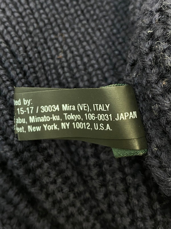 【中古品】【メンズ】 ZANONE ザノーネ クルーネック ニット セーター メンズ トップス 141-251128-em-03-min サイズ:48 カラー:ネイビー 万代Net店