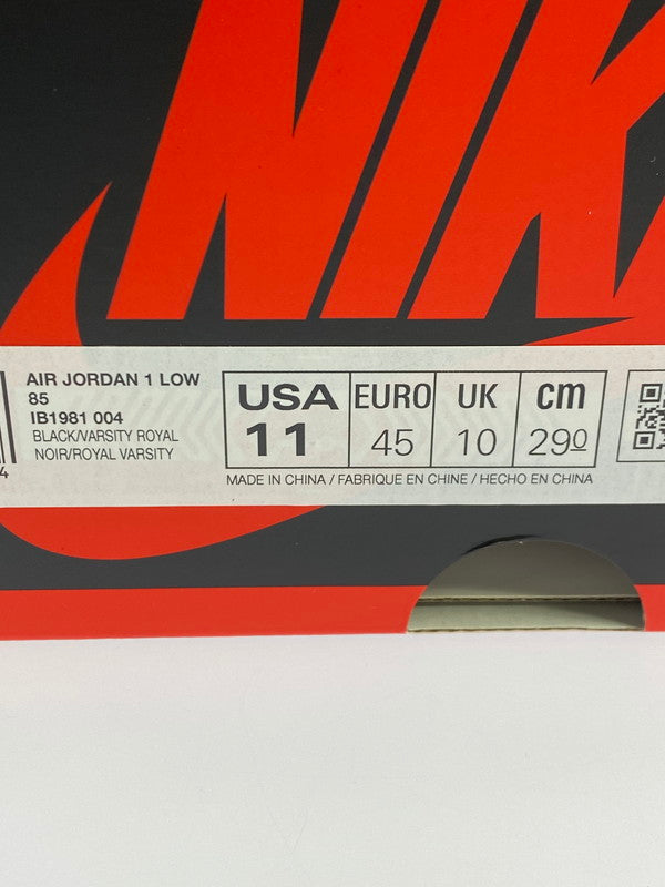 【未使用品】【メンズ】 NIKE ナイキ AIR JORDAN 1 LOW ’85 IB1981-004 エア ジョーダン 1 レトロ ロー 85 スニーカー 靴 160-251129-kk-03-min カラー:BLACK/VARSITY ROYAL 万代Net店