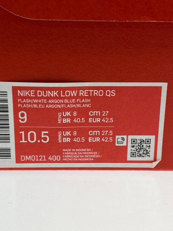 【未使用品】【メンズ】 NIKE ナイキ DUNK LOW RETRO QS DM0121-400 ダンク ロー レトロ クイックストライク スニーカー 靴 160-251129-kk-01-min カラー:FLASH/WHITE-ARGON BLUE-FLASH 万代Net店