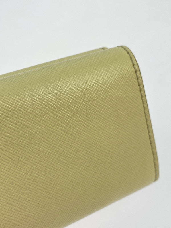 【中古品】【レディース】 マルニ TRUNK TRIFOLD WALLET PFMOW02U07 トランク トライフォールドウォレット 三つ折り財布 200-251129-kk-55-min カラー:TALC 万代Net店